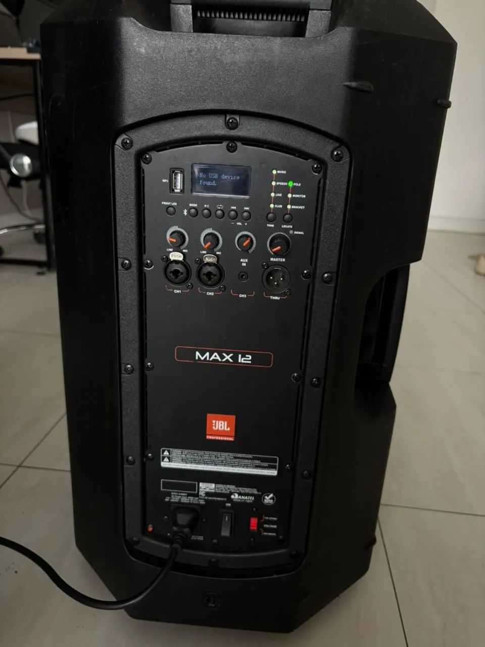 JBL MAX 12 Ativa Bluetooth + Capa - Funcionando Perfeitamente - Foto 3