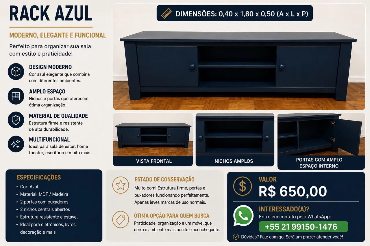 Rack Azul