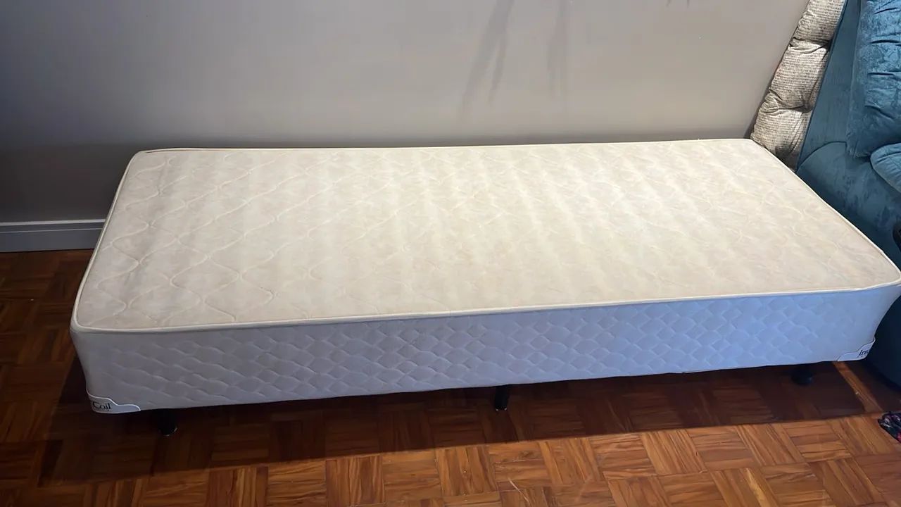 Cama box bipartido + colchão soft bambú  - Foto 2
