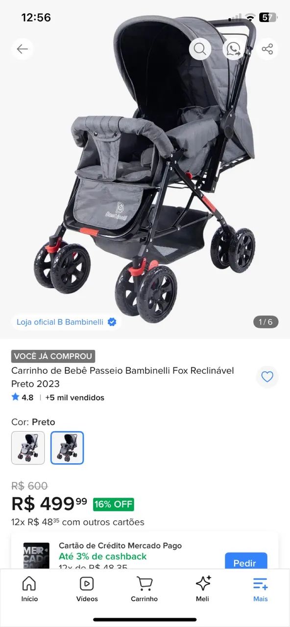 Carrinho de bebê 