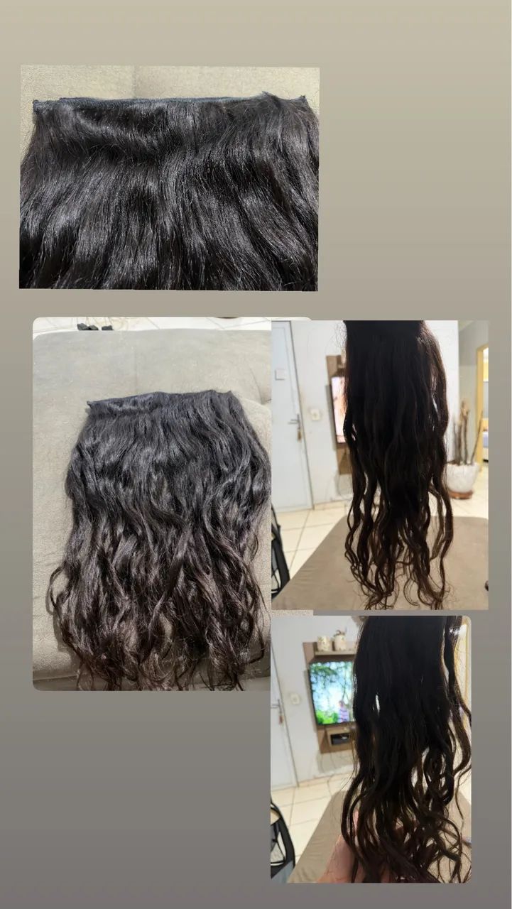 Mega hair ondulado - Cabelo Brasileiro  - Foto 3