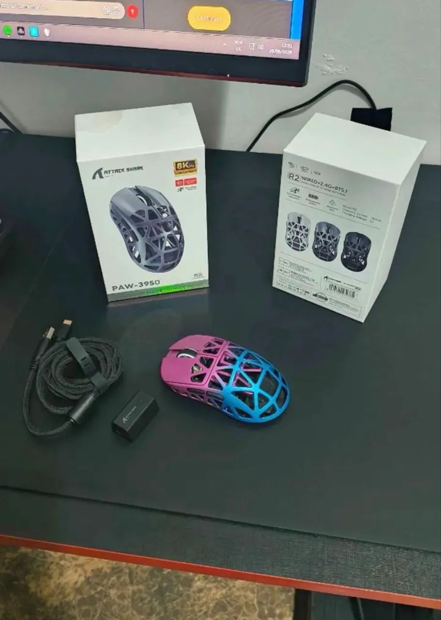 Mouse Gamer Attack Shark R2