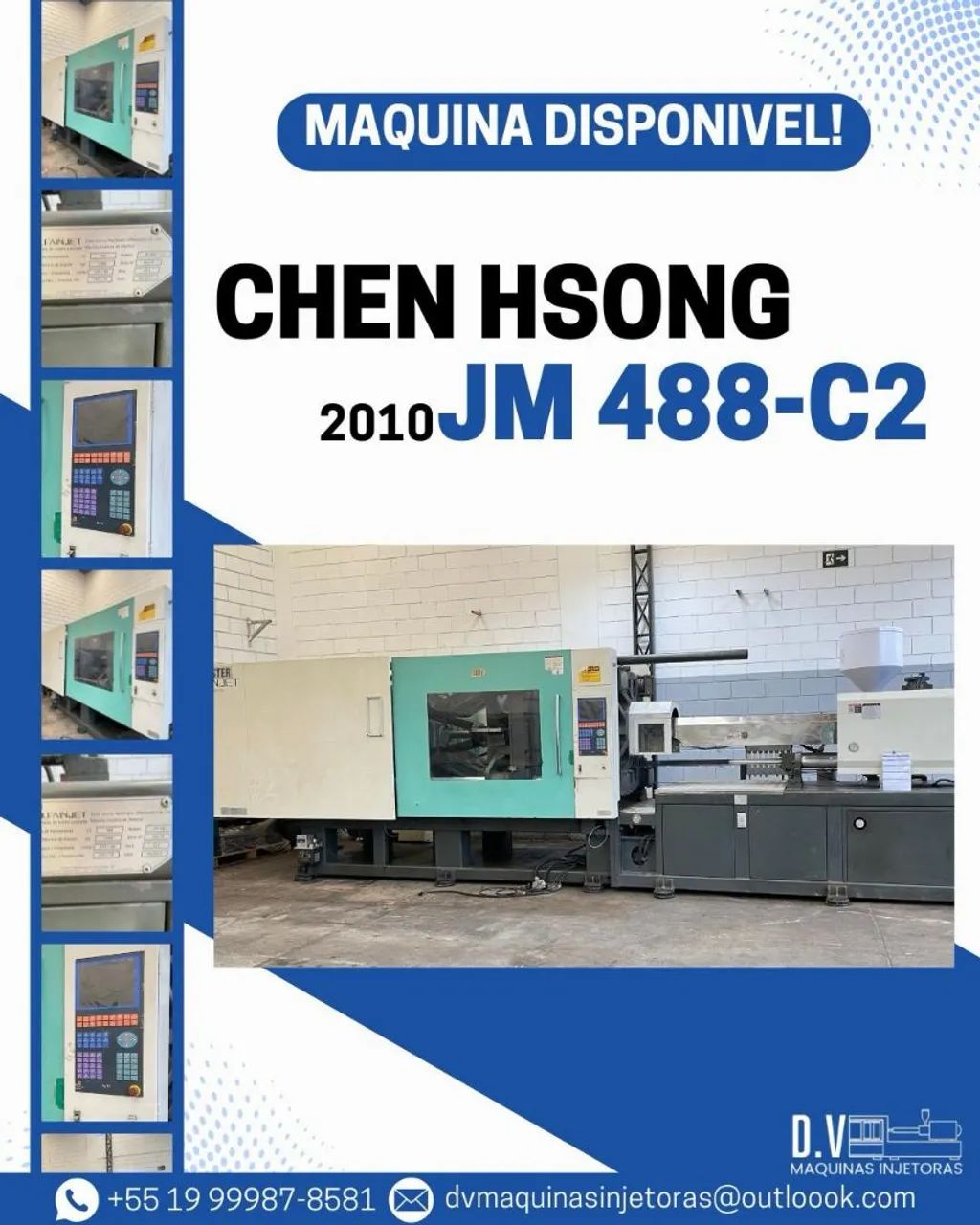 Máquina injetora Chen Hsong JM 488 - Foto 4