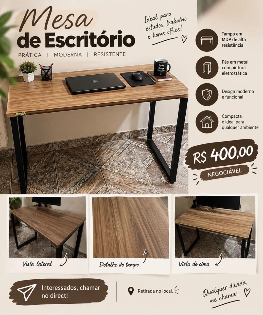 Mesa de Escritório 