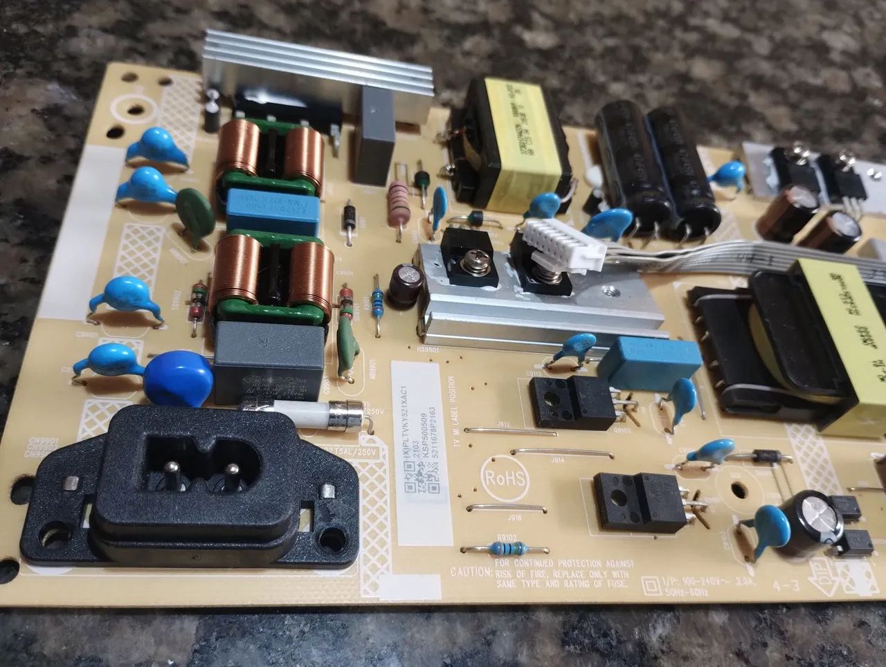 PLACA FONTE TV PHILIPS 50PUG7625/78 - Foto 5