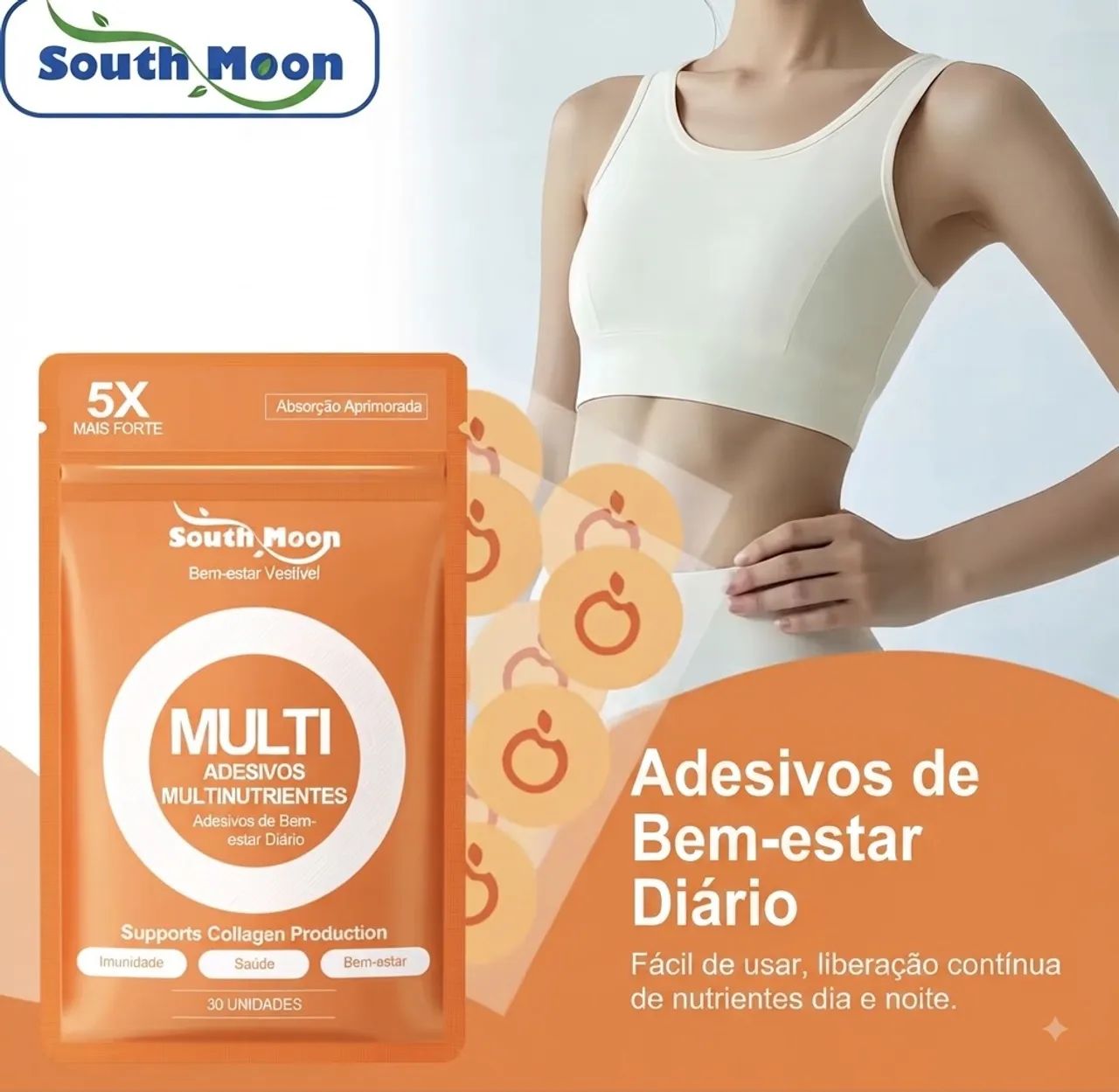 Adesivo corporal multi vitamina - Foto 4