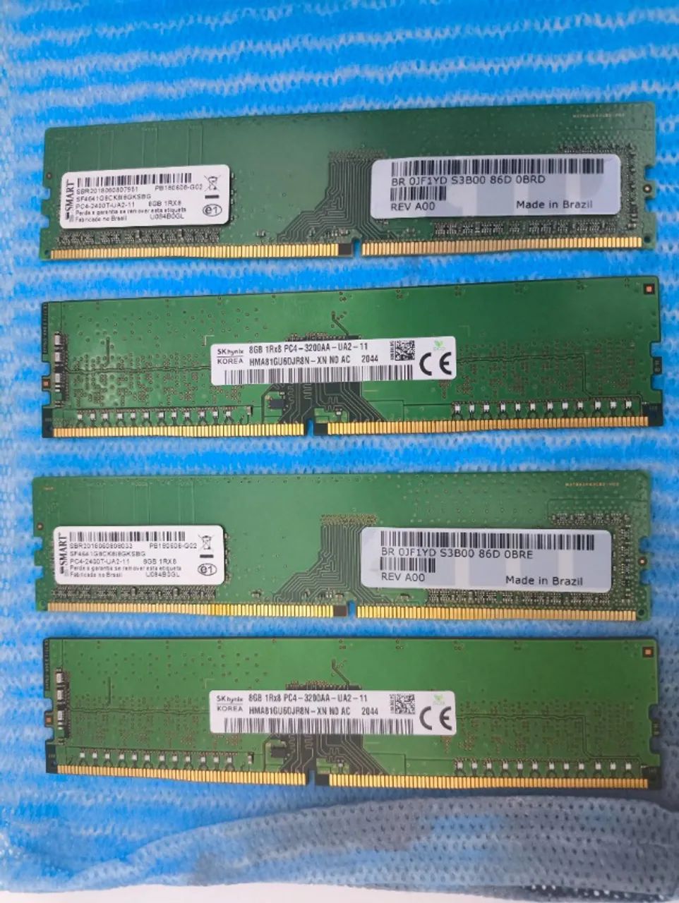 Memoria DDR4-32 Giga-4 pentes de 8