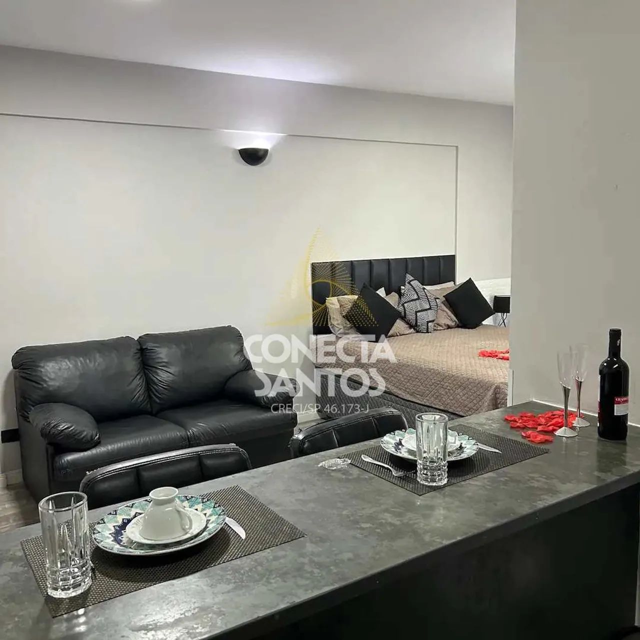 Flat 1 dorm Centro S. Vicente R$ 250 mil, Cod: 895 - Foto 2