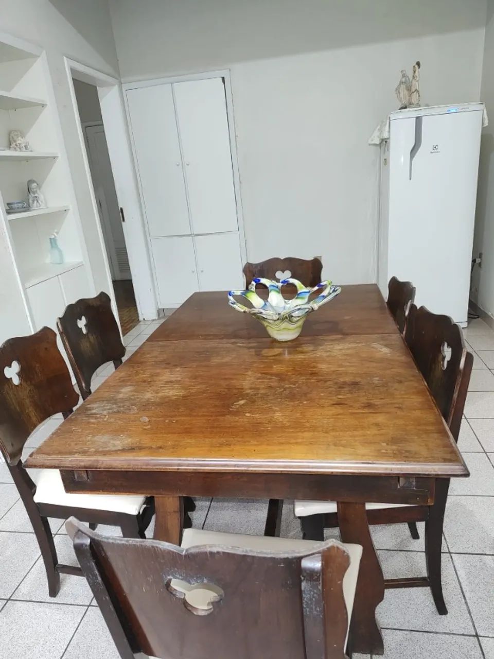 Mesa com cadeiras madeira maciça   - Foto 2