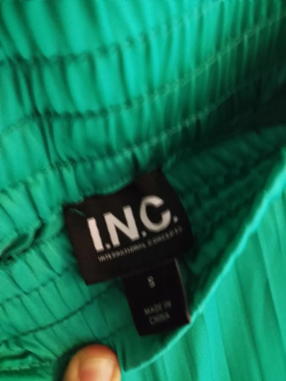 Calça verde plissada - Foto 5