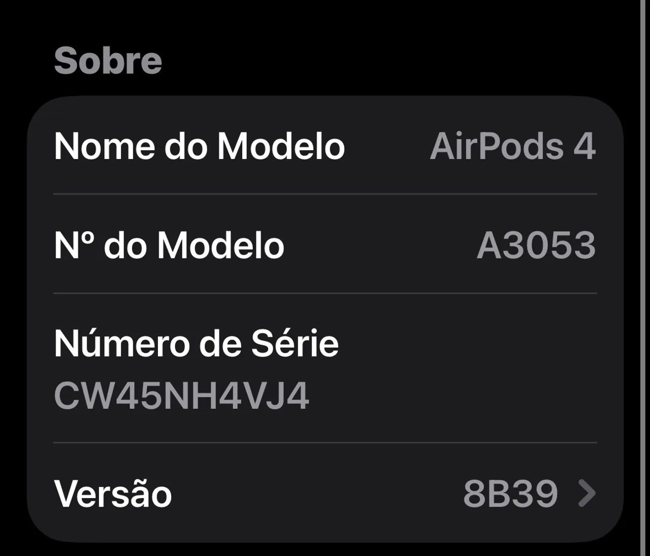 AirPod 4º geração  - Foto 3
