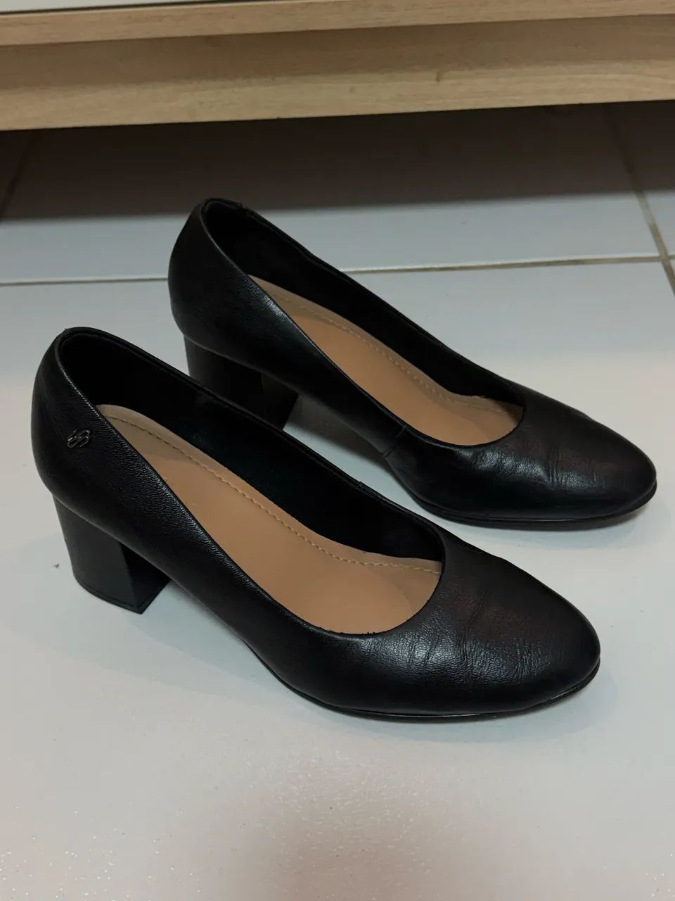 Scarpin USAFLEX salto bloco TAM 37 - Foto 4