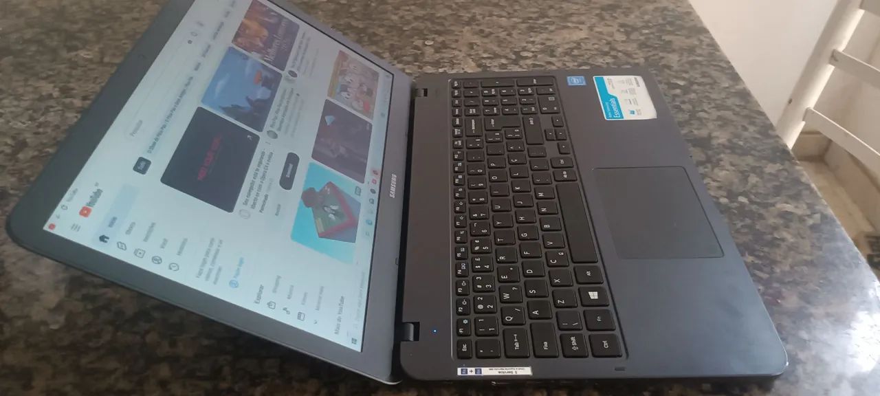 Notebook Samsung SSD 240 GB tela 15.6
