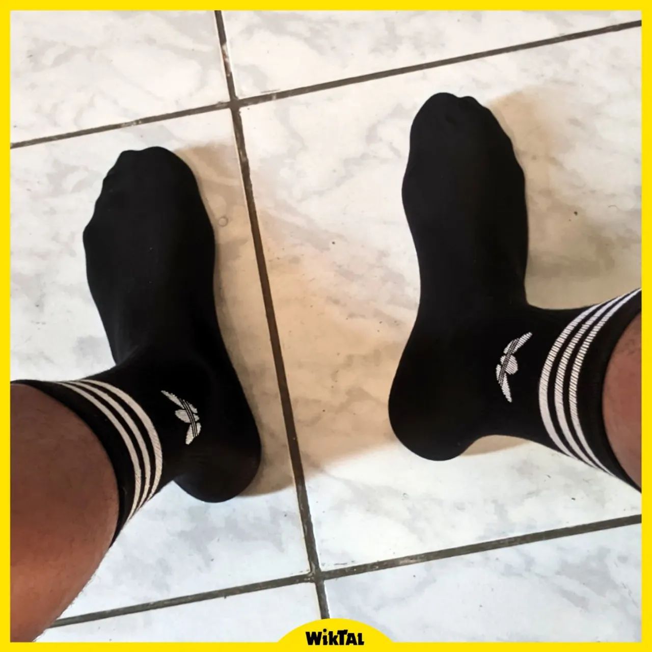 1x par meias adidas preto - Foto 2