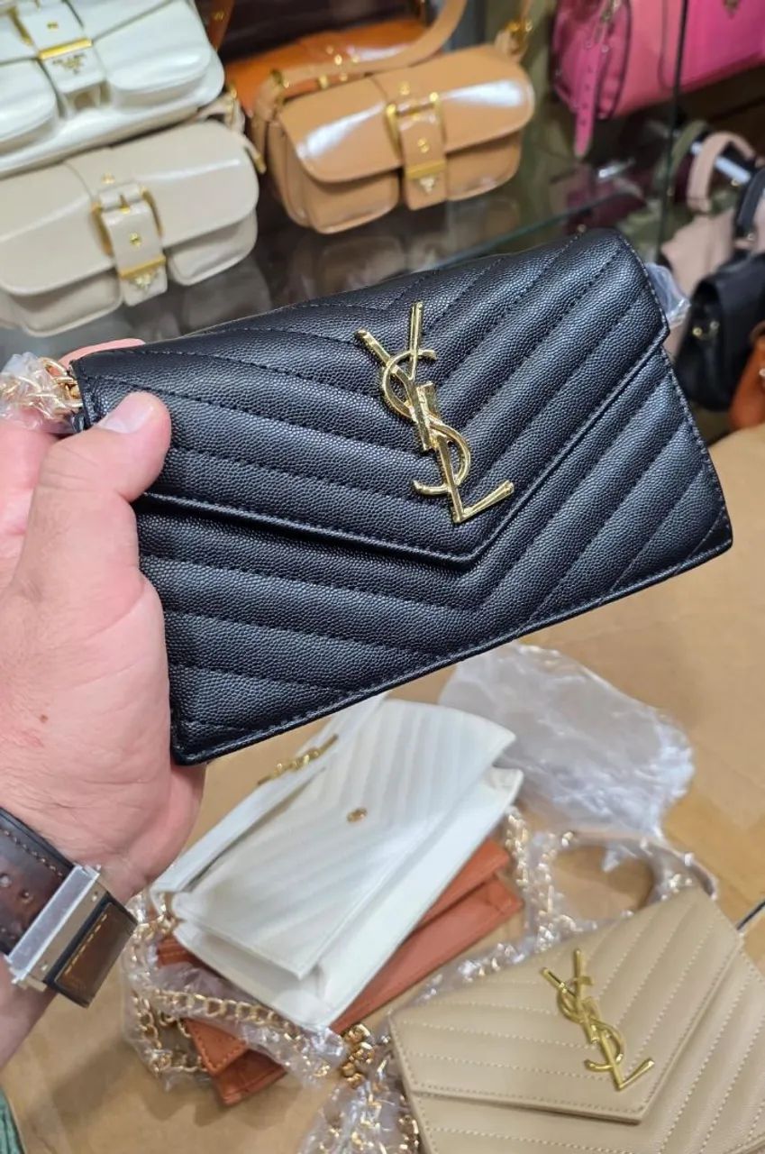 Bolsa Feminina Estilo YSL Pequena Premium - Elegante, Sofisticada e Versátil