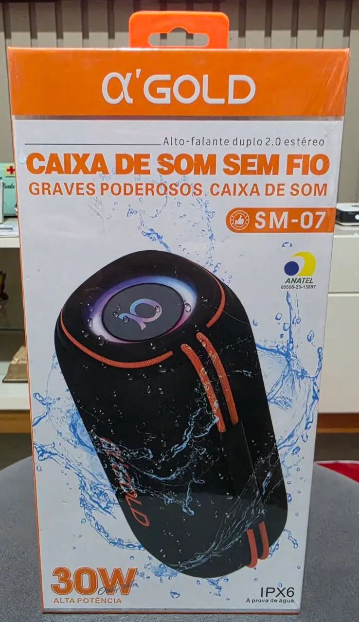 Caixa de Som Portátil 