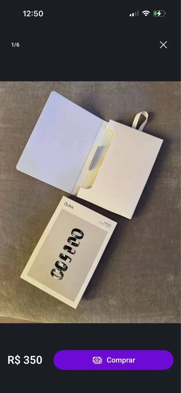 Oura Ring - Smart Ring Inteligente para Saúde e Bem-Estar - Foto 4