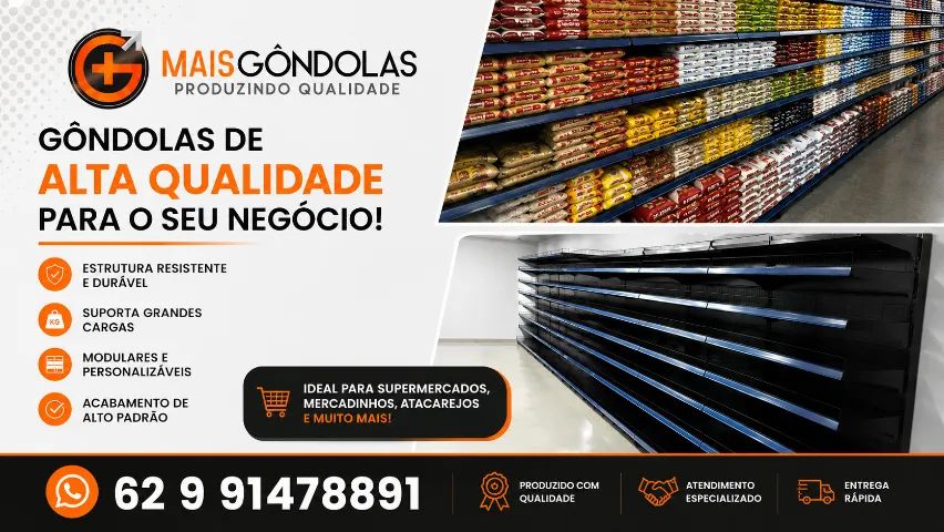 Gôndolas Prateleira Para Supermercado