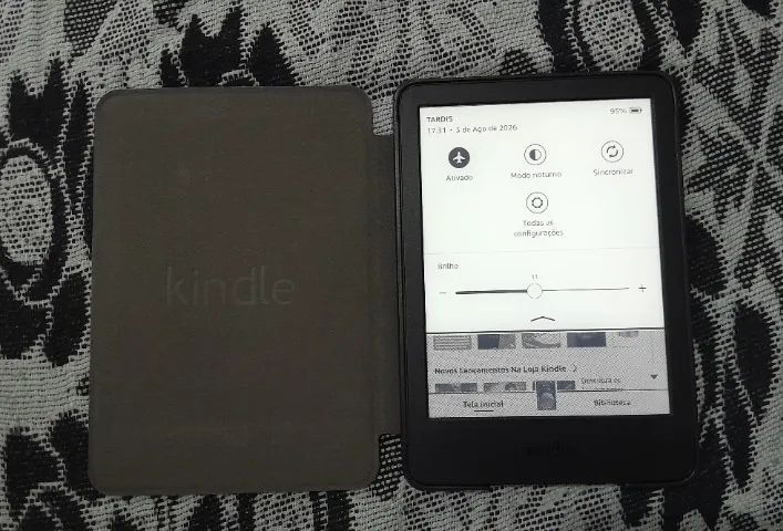 Kindle 11ª geração + capinha + carregador original - Foto 4