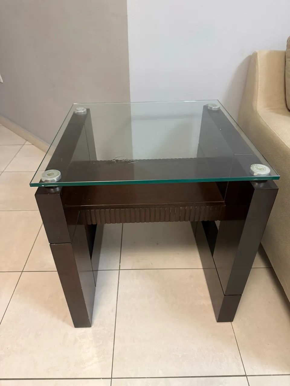 CONJUNTO centro de mesa e mesa lateral  - Foto 5