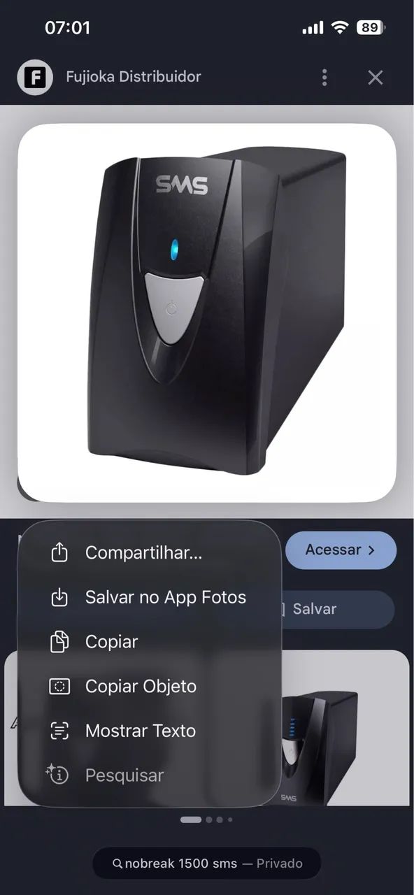 NOBREAK 1500 SMS