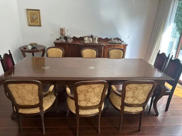 Mesa de madeira de jantar para 10 pessoas - Foto 5
