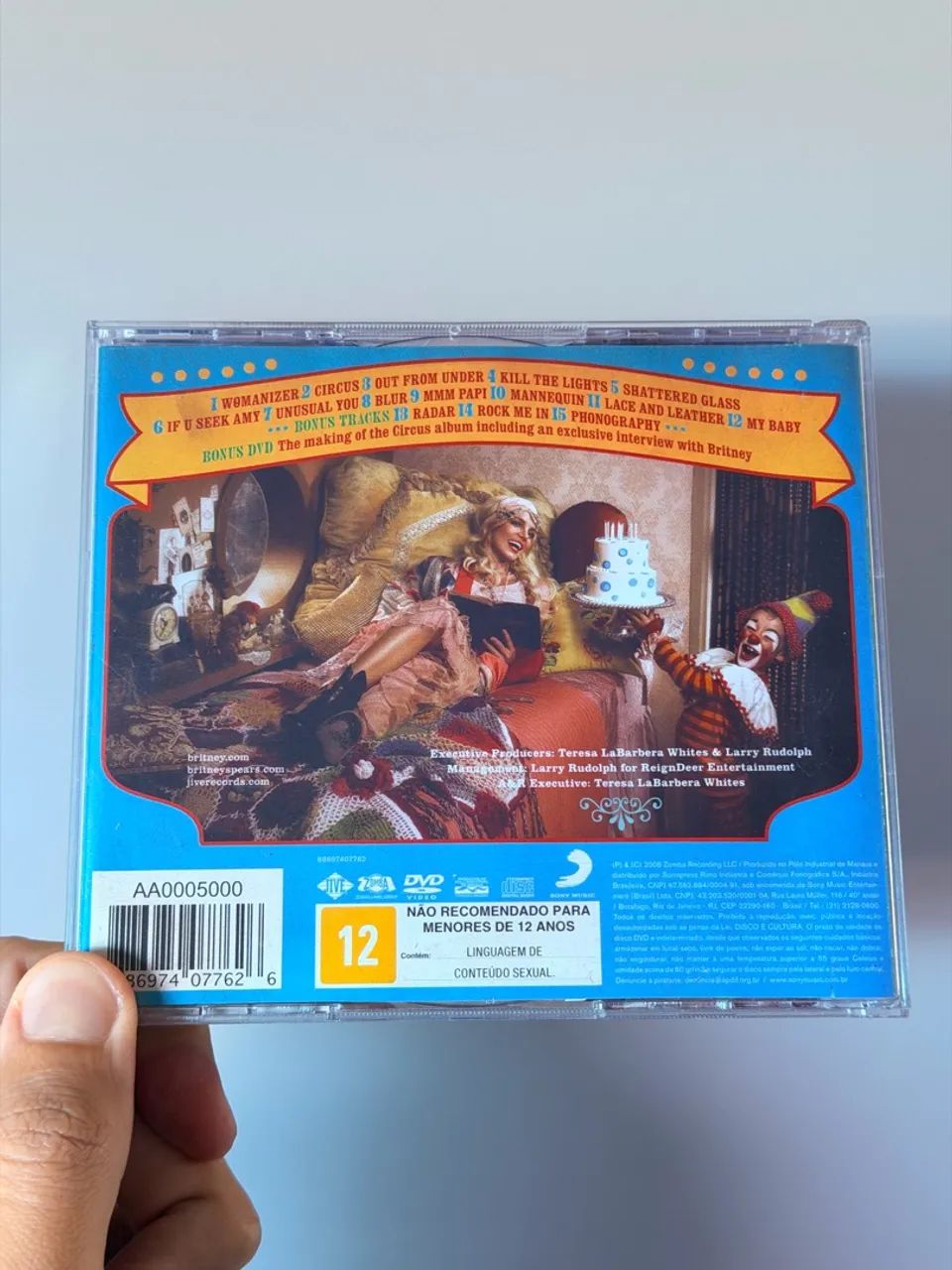Britney Spears cd + dvd circus Deluxe raro  - Foto 2