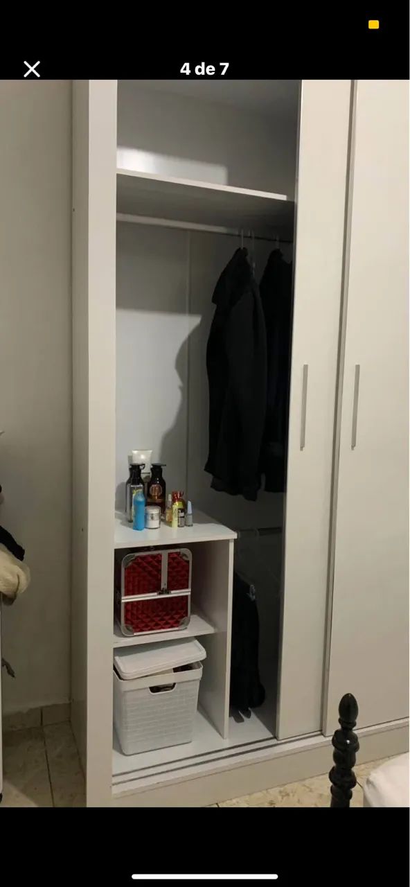  Guarda Roupa Branco - Foto 3