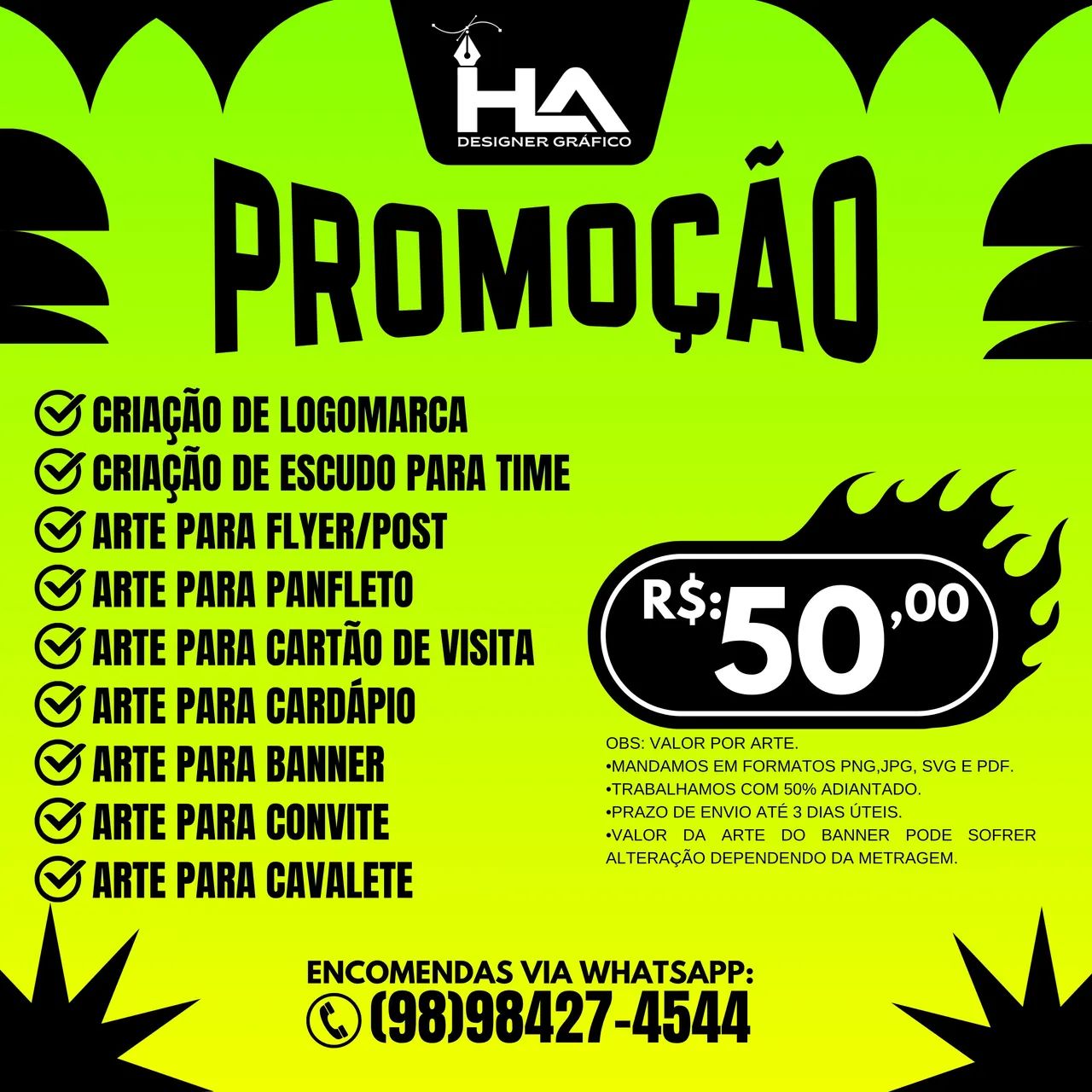 Criação de logomarca profissional e identidade visual a preço promocional