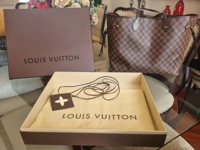 Louis Vuitton Neverfull Mm Original Impecável