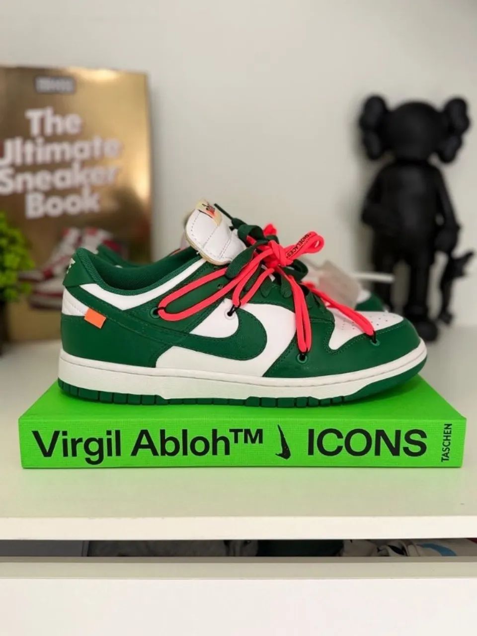 Tênis off-white x nike dunk pine green - Foto 2