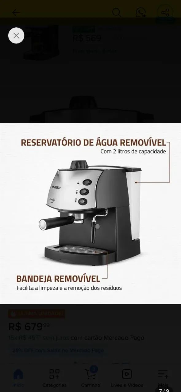 Cafeteira elétrica expresso - Foto 2