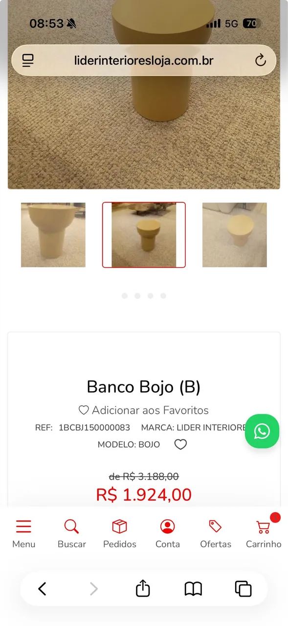 Banco Bojo Lider Interiores  - Foto 3