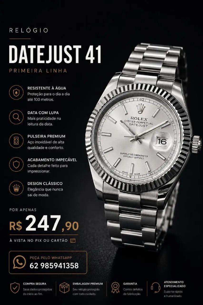 Relógio Rolex Datejust 41 - Foto 3