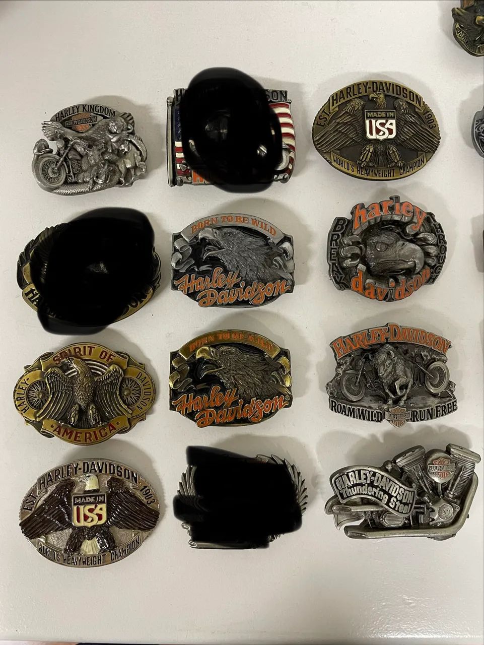 Fivelas originais Harley Davidson vintage - Foto 4