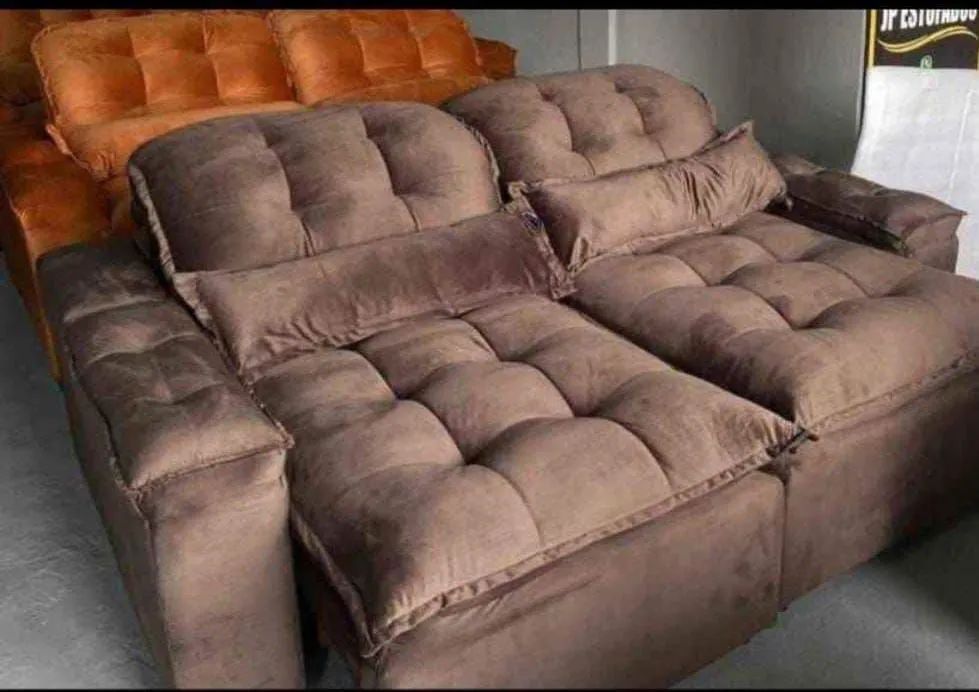 Sofá retrátil e reclinável com pillow top  - Foto 3