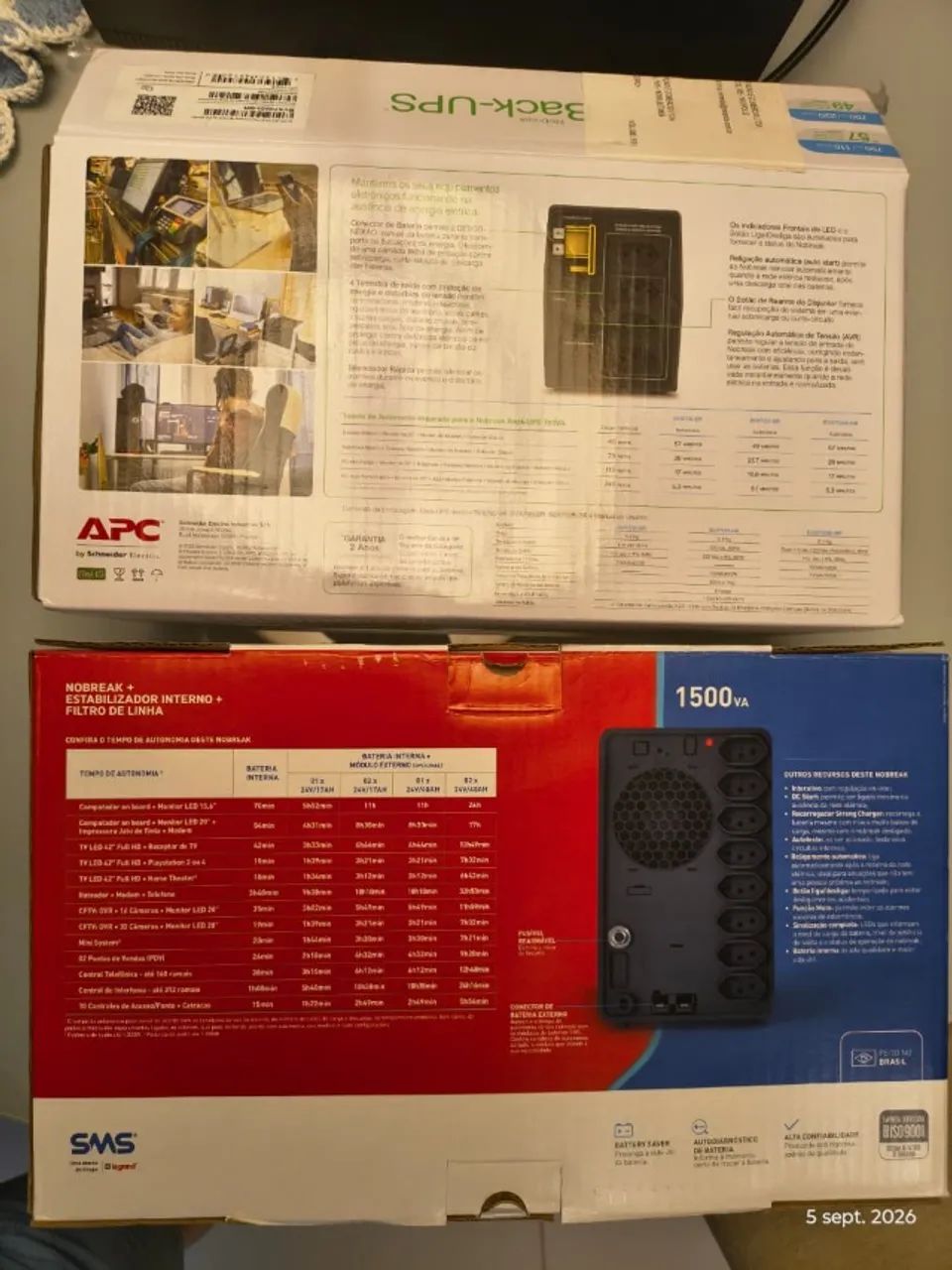 No-break Quantidade x2 (APC 700VA + LEGRAND 1500VA) - Foto 4