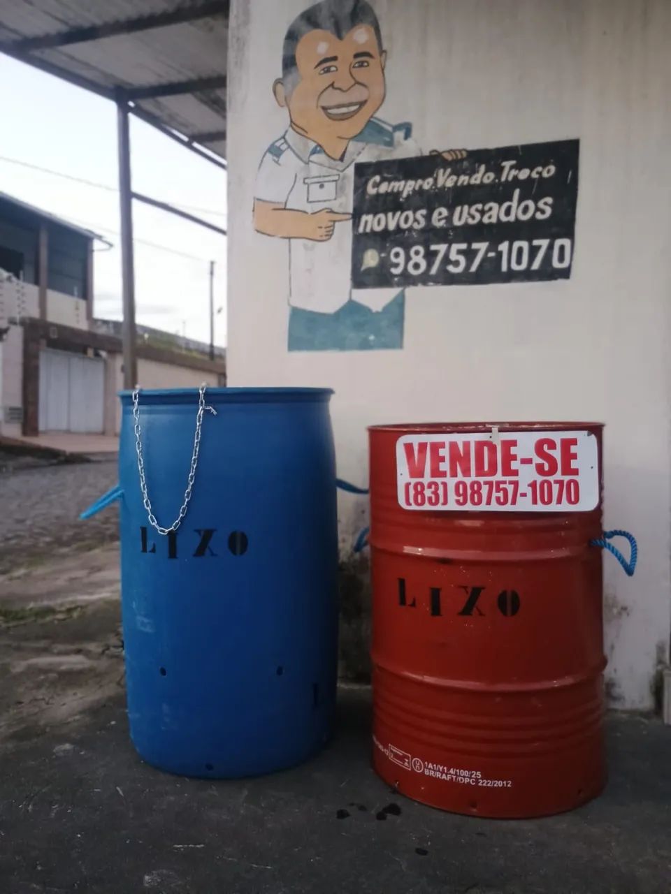 Tambores de lixo - Foto 5