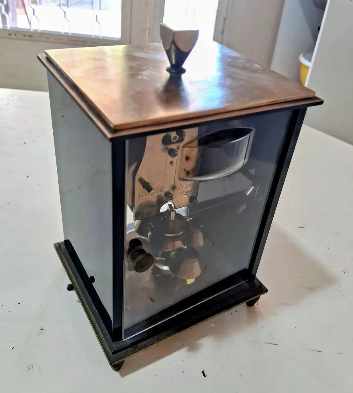 Relógio antigo de mesa Schatz 400 dias - Foto 5