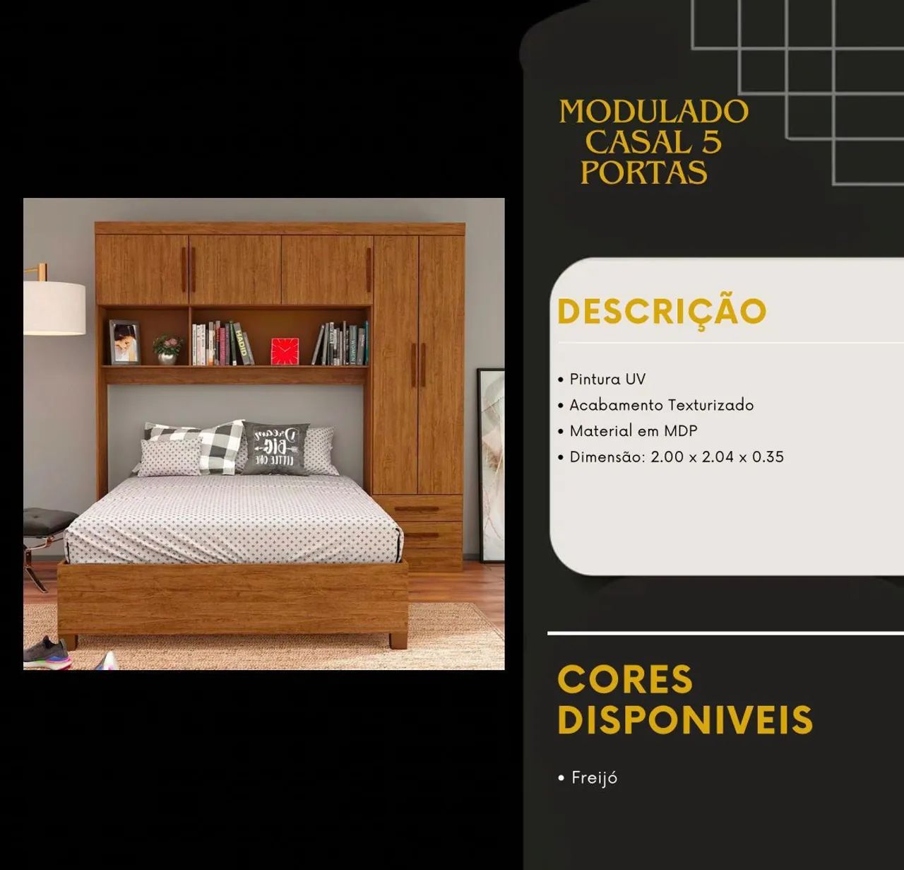 Guarda roupa modulado 