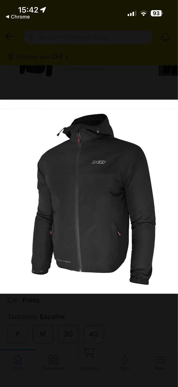 Jaqueta X11 Impermeavel