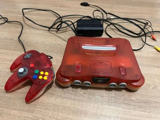 Nintendo 64 branco e vermelho - Foto 2