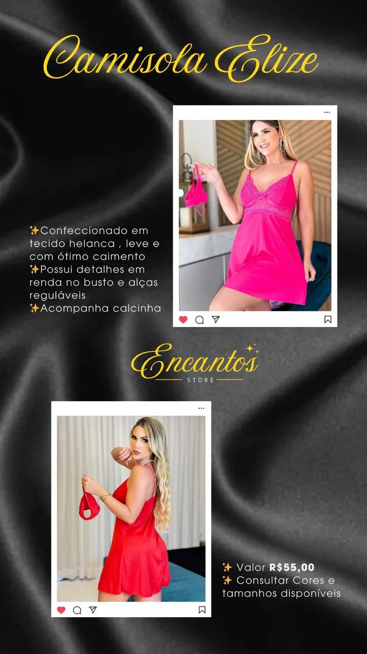 Camisolas, baby doll e robe  - Foto 4