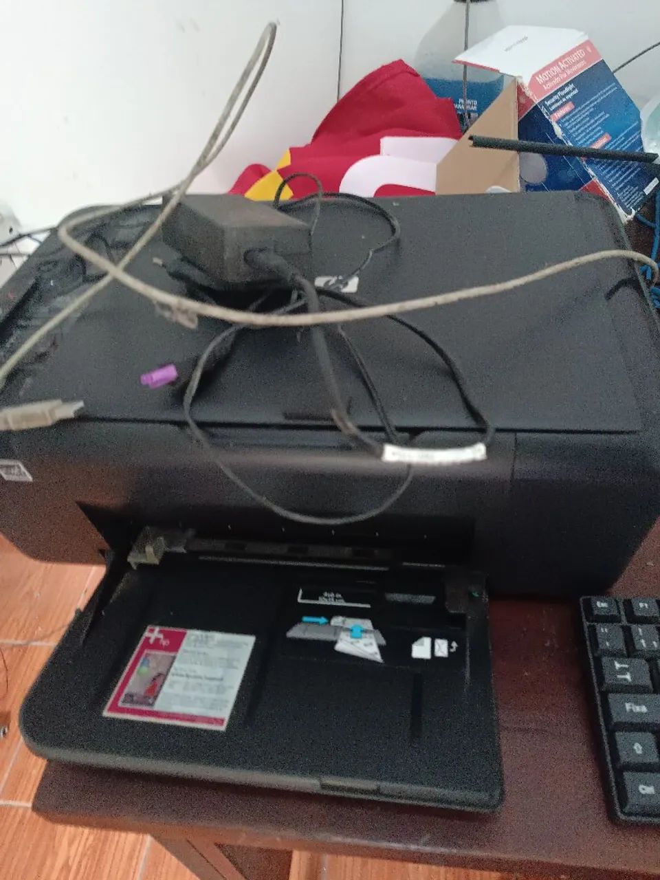 Multifuncional Deskjet HP 4480 com fonte e cabo  - Foto 4
