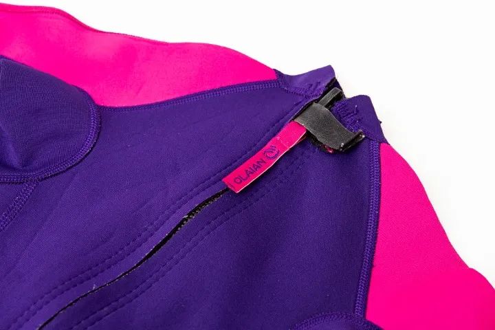 Roupa de neoprene olaian roxa e rosa - Foto 5