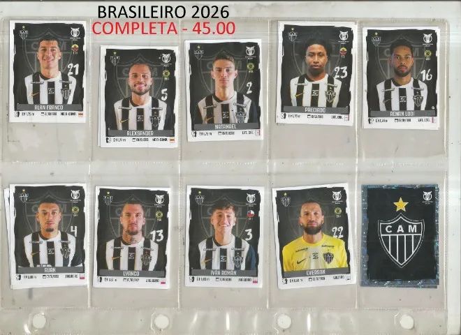 FIGURINHAS CAMPEONATO BRASILEIRO - CAM / CORINTHIANS 