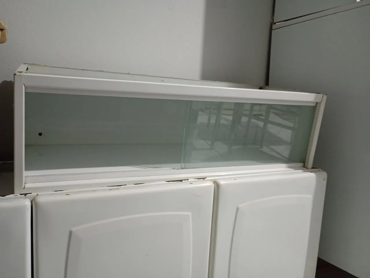 Selling used steel cabinet set (3 pieces) with rust