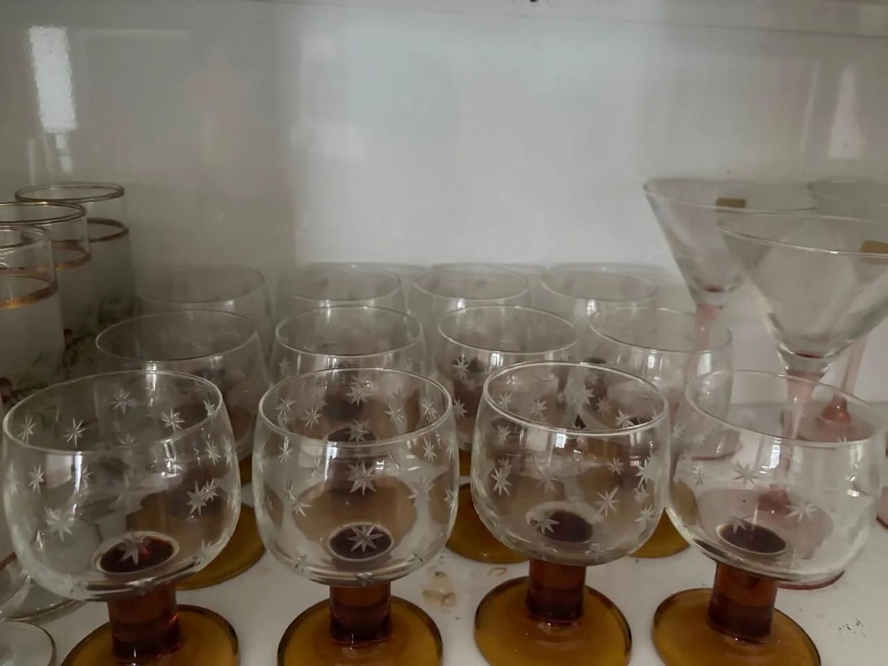 Jogo com 12 copos de vidro / taça de champanhe  - Foto 3