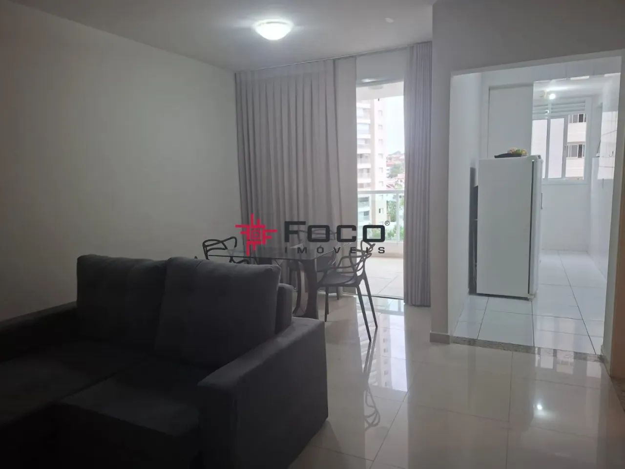 Apartamento 1 quarto Mobiliado para Locação Edifício Amadeus - Foto 3