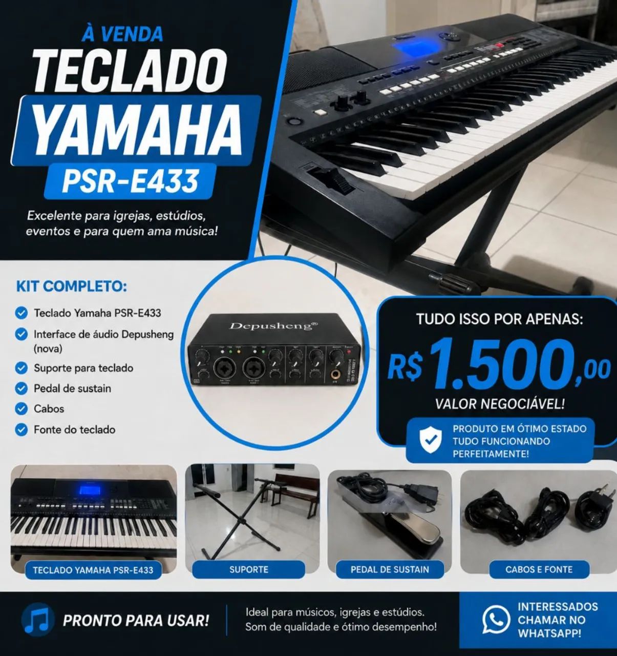 Teclado Yamaha  - Foto 2